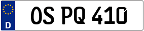 Truck License Plate